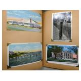 BOOK OF NC & VA POSTCARDS 
