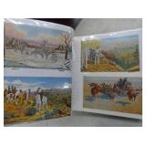 BOOK OF COWBOY POSTCARDS 