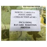 BOOK OF NC/BAYARD WOOTEN POSTCARDS 