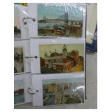BOOK OF 250 EARLY USA POSTCARDS 