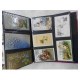 BOOK OF EMB. EASTER POSTCARDS 