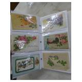 BOOK OF FLOWER & VICTORIAN POSTCARDS 