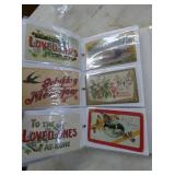 BOOK OF FLOWER & VICTORIAN POSTCARDS 