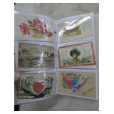 BOOK OF FLOWER & VICTORIAN POSTCARDS 