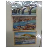 BOOK OF TRANSPORATION/BEACH POSTCARDS 