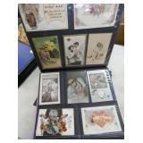 BOOK OF EARLY "LOVE CARDS" 