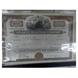 POWER/ATLANTIC OTHER STOCK CERTIFICATES 