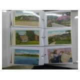 BOOK OF NC MOUNTAIN-COAST POSTCARDS 