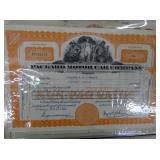 GAS-OIL/CARS/DRUG/TOBACCO STOCK CERT. 