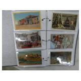VIEW 6 BOOK OF COWBOY/INDIAN POSTCARDS 