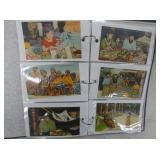 VIEW 8 BOOK OF COWBOY/INDIAN POSTCARDS 