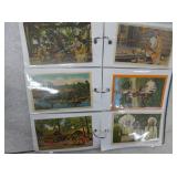 VIEW 10 BOOK OF COWBOY/INDIAN POSTCARDS 