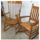 VIEW 2 SPILT OAK BOTTOM ROCKER 