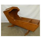 VIEW 4 OTHERSIDE PINE ROCKING CRADLE