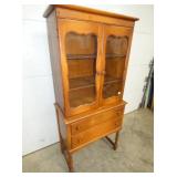 VIEW 3 SIDE VIEW MAPLE CHINA HUTCH