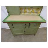 VIEW 2 CLOSE UP W/CREAM-GREEN ENAMALTOP