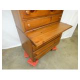VIEW 3 PINE CHEST OF DRAWERS W/PULL OUT