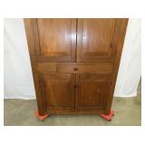 VIEW 3 WALNUT CORNERCUPBOARD W/DRAWER