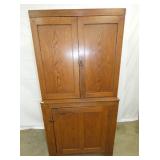 48X72 PINE NC STEPBACK CUPBOARD