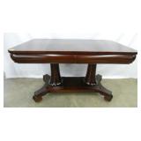 48X28 UNUSUAL MAH. LIBRARY TABLE