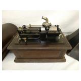 VIEW 5 INSIDE VIEW EDISON CYLINDER PLAYER 