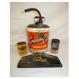 CREAM CITY UTILITY CAN/1 QT. OIL CANS