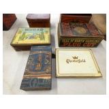 VIEW 2 CLOSE UP TOBACCO TINS