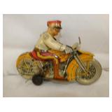 MARX KEYWIND TIN MOTORYCLE