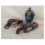 BATMAN FIGURE, MOTORCYCLES