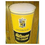 RARE CONVEX BILTMORE MILK SHAKE SIGN 26X43