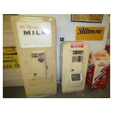 ORIG. 10CENT COIN OP MILK VENDING MACHINES 
