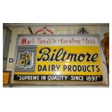 EMB. BILTMORE DAIRY CAN SIGN 60X36 