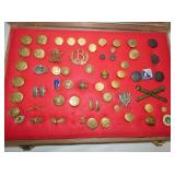 COLLECTION MILITARY BUTTONS