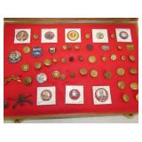 COLLECTION MILITARY BUTTONS & OTHERS