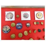 VIEW 2 CLOSEUP BUTTONS, PINS, ETC