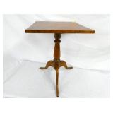 VINTAGE MAPLE CANDLE STAND