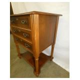 VIEW 3 SIDE VIEW FLAT WARE CHEST/STAND