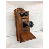 OAK SUMPTER WALL TELEPHONE