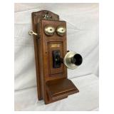 OAK SUMPTER WALL TELEPHONE