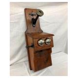 OAK WALL TELEPHONE
