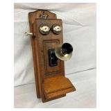 OAK WALL TELEPHONE