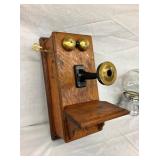 OAK WALL TELEPHONE