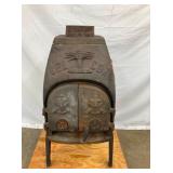 VERY UNUSUAL EMB. CAST BEACON STOVE