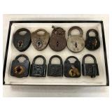 (10) SAMSON, EAGLE, LEVER ACTION LOCKS