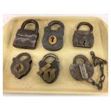 (6) G LOCKS, M.W&CO, ADLAHA, 4X5