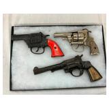 (3) DANDY "HUBLEY", MOROT PISTOLS