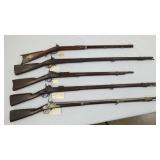 COLLECTION OF CIVIL WAR LONG RIFLES