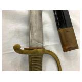 VIEW 11 W/ BRASS AND SCABBER