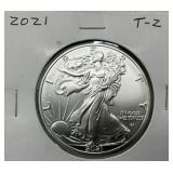 2021 TYPE 2 AMERICAN SILVER EAGLE