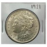 1921 UNC MORGAN SILVER DOLLAR
